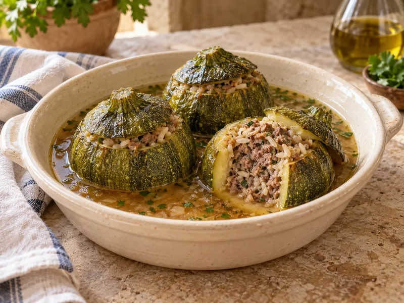 Qarabagħli mimli fil-brodu