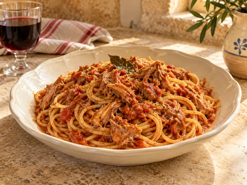Spagetti biz-zalza tal-fenek