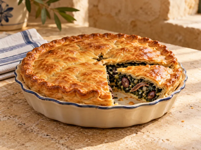 Torta tal-ispinaċi u l-inċova