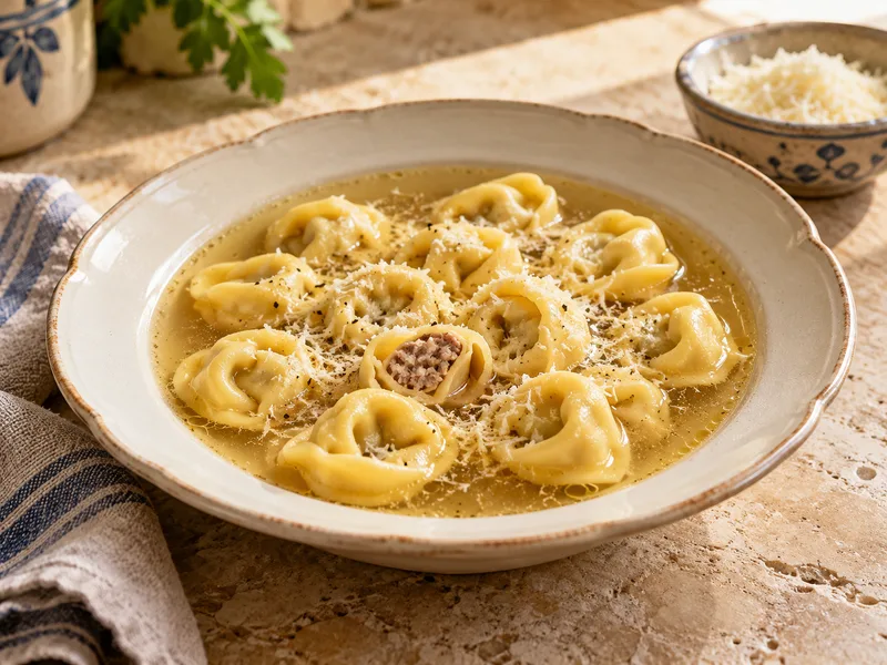 Tortellini fil-brodu
